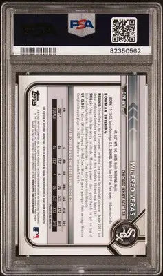 Graded Wilfred Veras Bowman Chrome Prospect Autographs baseball trading card PSA 10