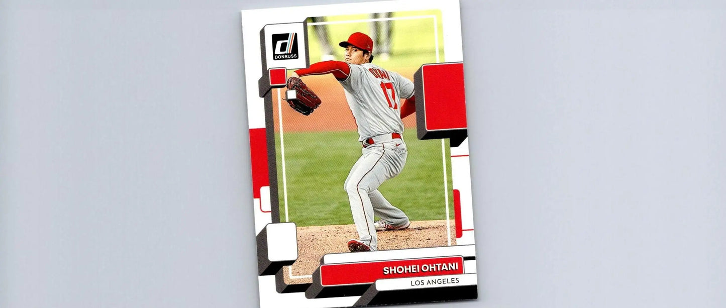 Shohei Ohtani baseball card from 2022 Donruss #147b Shohei Ohtani collectible