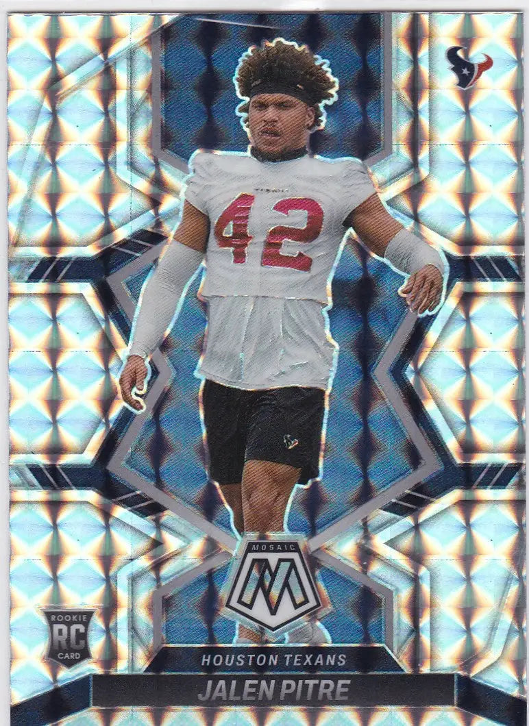 2022 Mosaic Prizm #382 Jalen Pitre RC Houston Texans