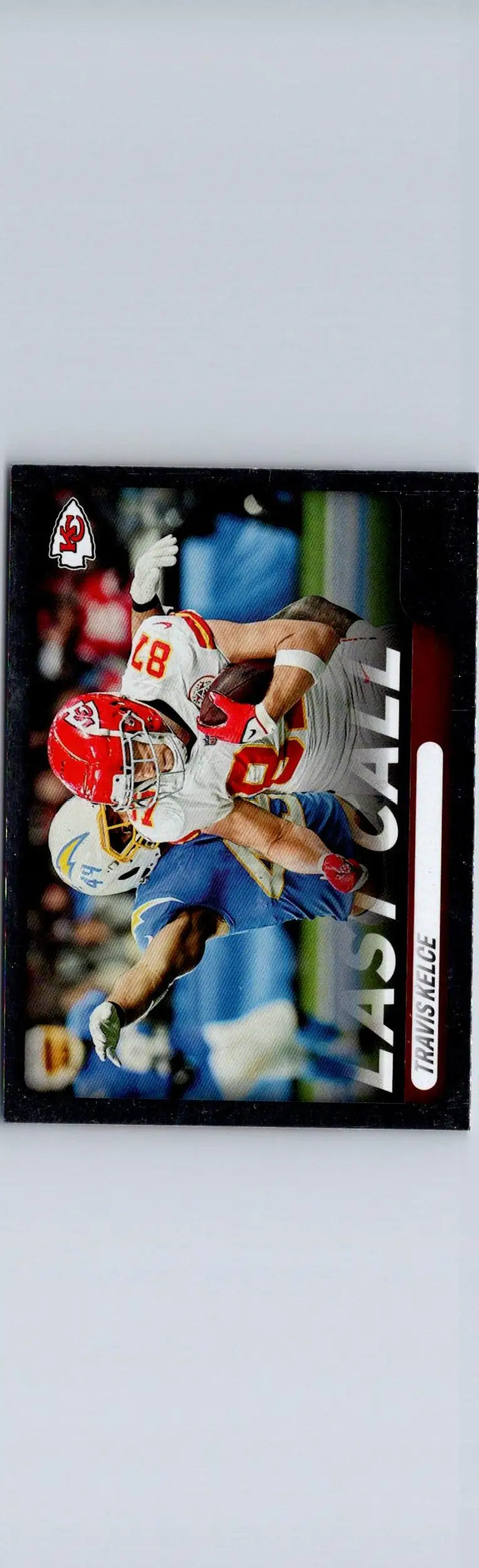 Football trading card of Travis Kelce from Panini Absolute 2022 Panini Absolute series