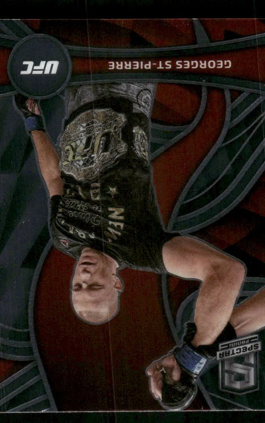 2022 Panini Chronicles Spectra UFC Georges St-Pierre trading card for collectors