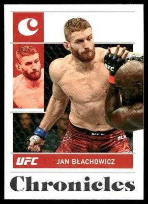 UFC Jan Błachowicz trading card from Panini Chronicles UFC 2022 product