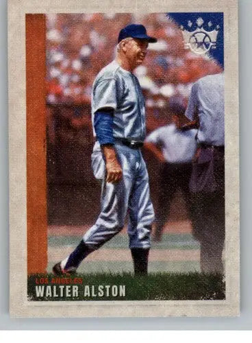 Original gloss Panini Diamond Kings Walter Alston baseball card Dodgers 2022 NM-MT