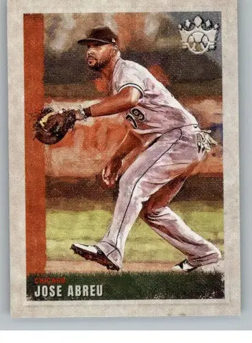 José Abreu Panini Diamond Kings baseball card with original gloss from 2022 Panini Diamond