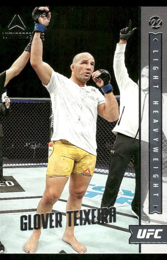 UFC Glover Teixeira trading card from 2022 Panini Luminance UFC collection