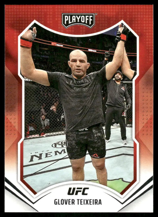 UFC Glover Teixeira trading card from Panini Playoff UFC 2022 series