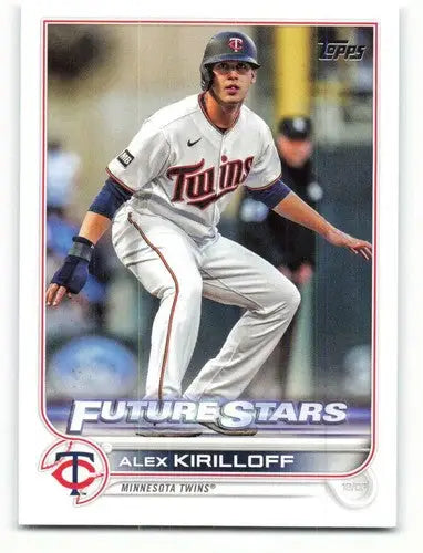 2022 Topps Alex Kirilloff baseball card with original gloss Twins ID 40711