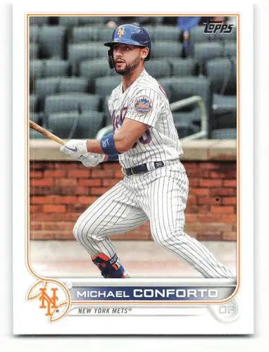 Michael Conforto baseball card with original gloss in NM-MT condition from 2022 Topps
