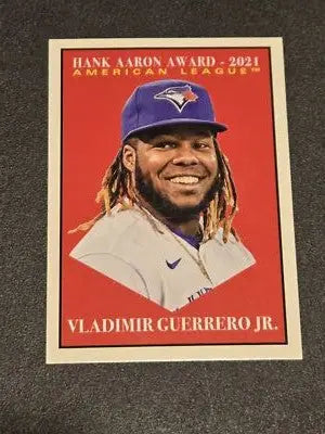 Vladimir Guerrero Jr. baseball card from Topps Archives 2022 Toronto Blue Jays collection