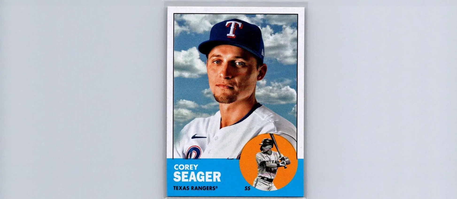 Corey Seager baseball card from 2022 Topps Archives #70 trading cards collection