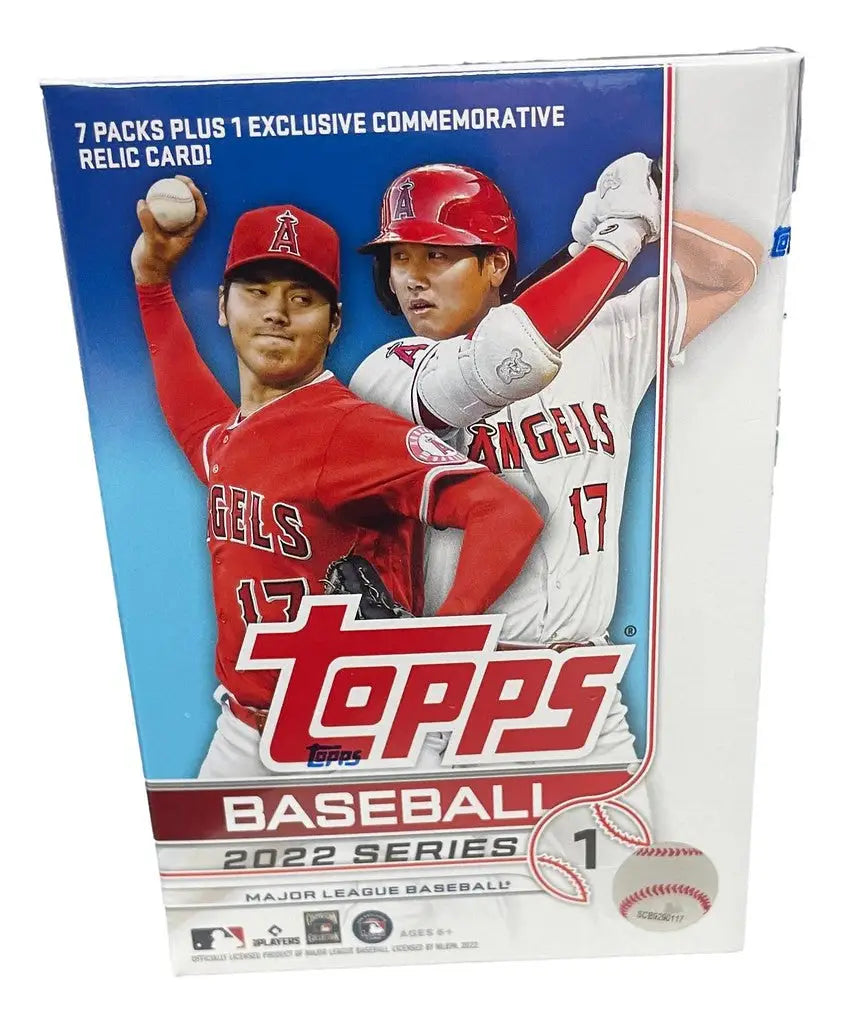Topps 2022 Series 1 Baseball Card Blaster Box for collectors and fans of Topps baseball