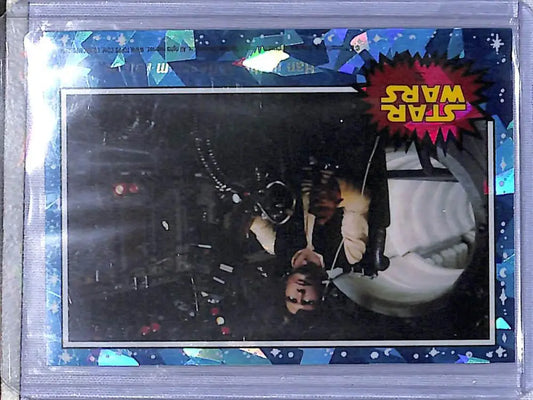 Star Wars trading card featuring Millennium Falcon from 2022 Topps Star Wars Sapphire