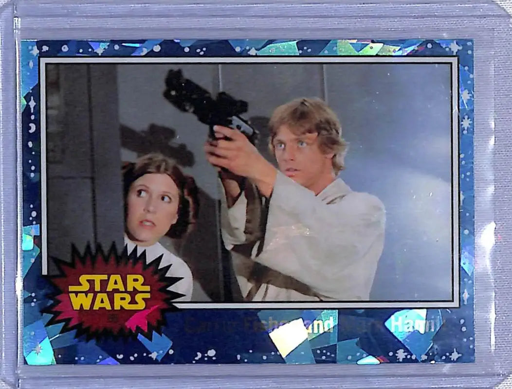 2022 Topps Star Wars Sapphire #65 Carrie Fisher and Mark Hamill NM-MT  Image 1