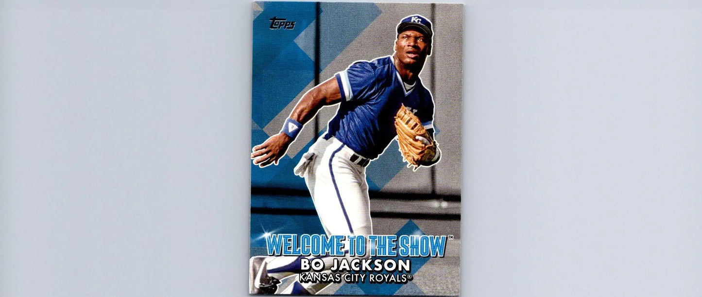Bo Jackson baseball card from 2022 Topps #WTTS-33 Welcome to the Show trading cards