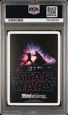 Graded Star Wars card 2022 Weiss Schwarz Japanese SW S49-SR Finn #008 PSA 10