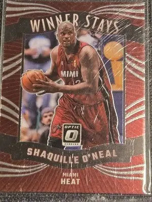 Shaquille O’Neal basketball card 2023-24 Donruss Optic Winner Stays Holo