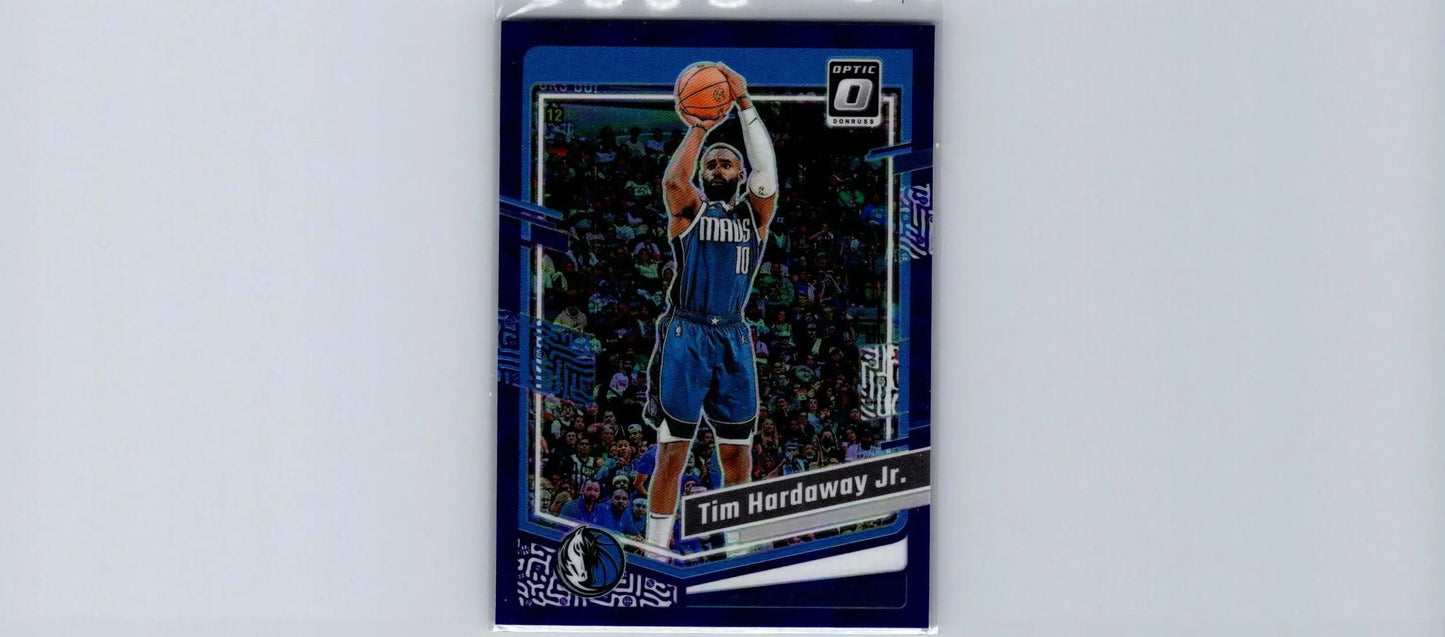 Tim Hardaway Jr NBA Optic basketball card from 2023-24 Donruss Optic Purple series