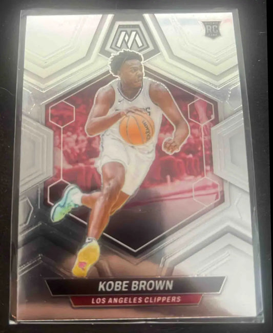 Basketball Mosaic Kobe Brown trading card from 2023-24 Panini Basketball Mosaic series