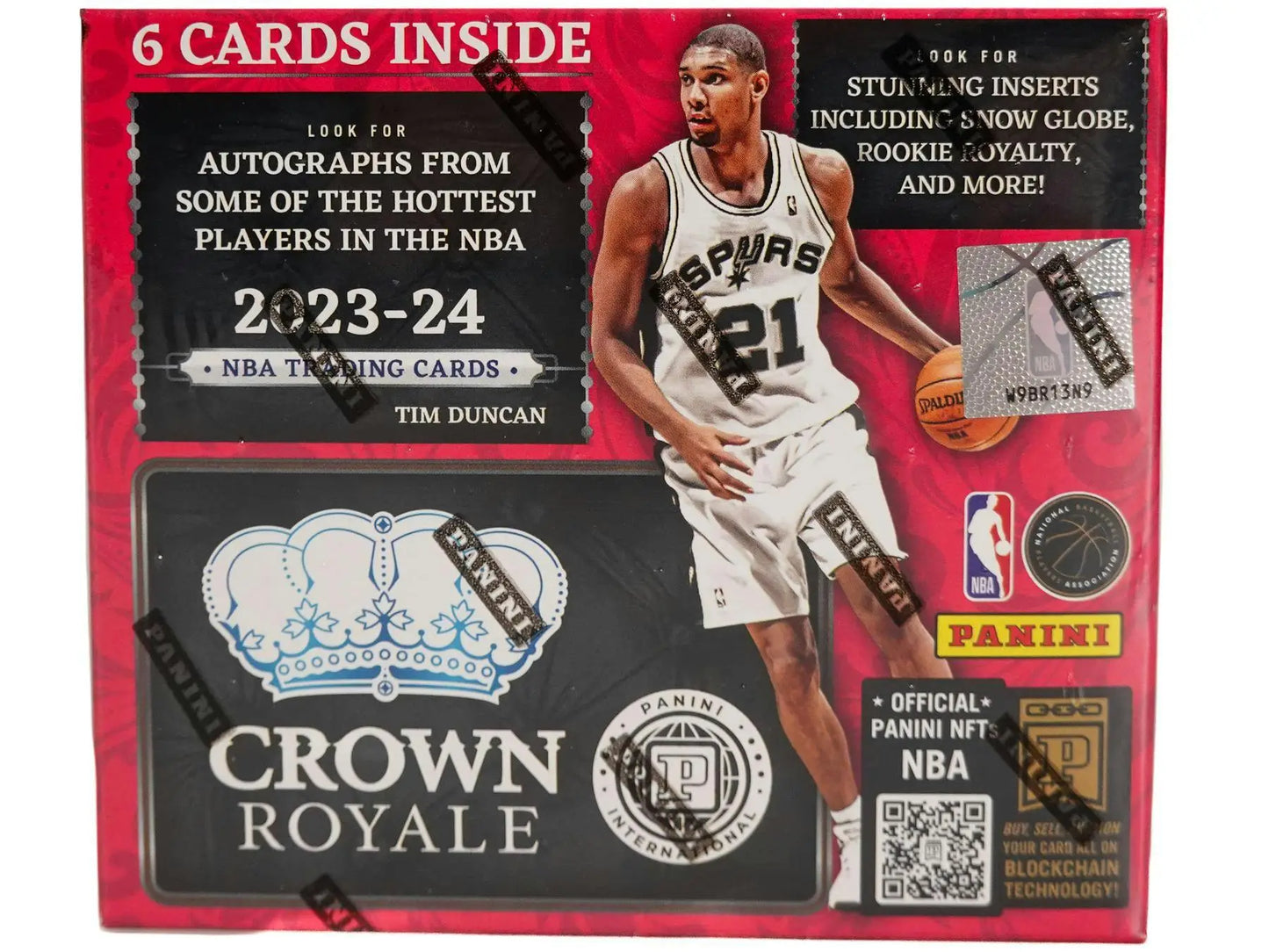 2023-24 Panini Crown Royale Basketball International Hobby Box with exclusive parallel cards