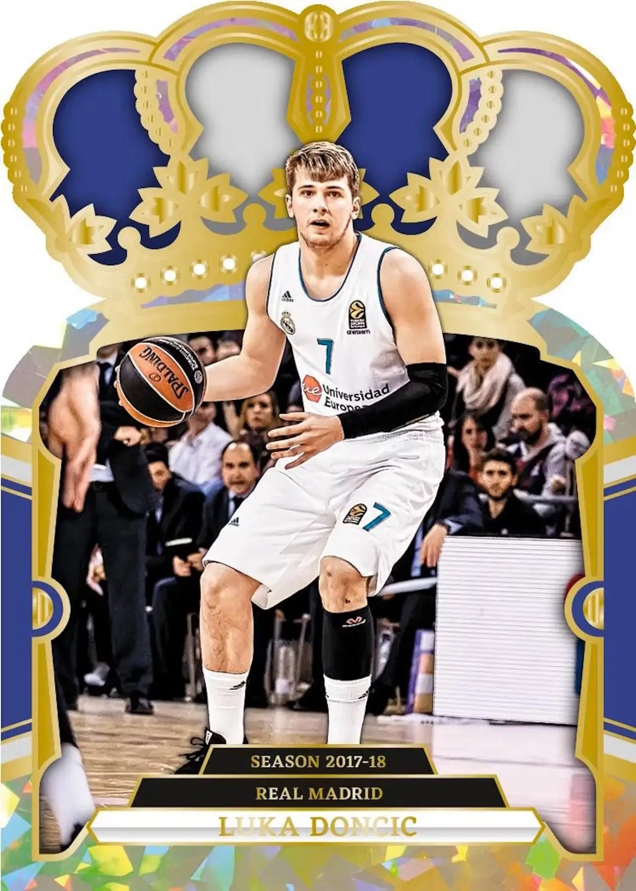 Luka Doncic basketball card from Panini Crown Royale 2023/24 EuroLeague Hobby