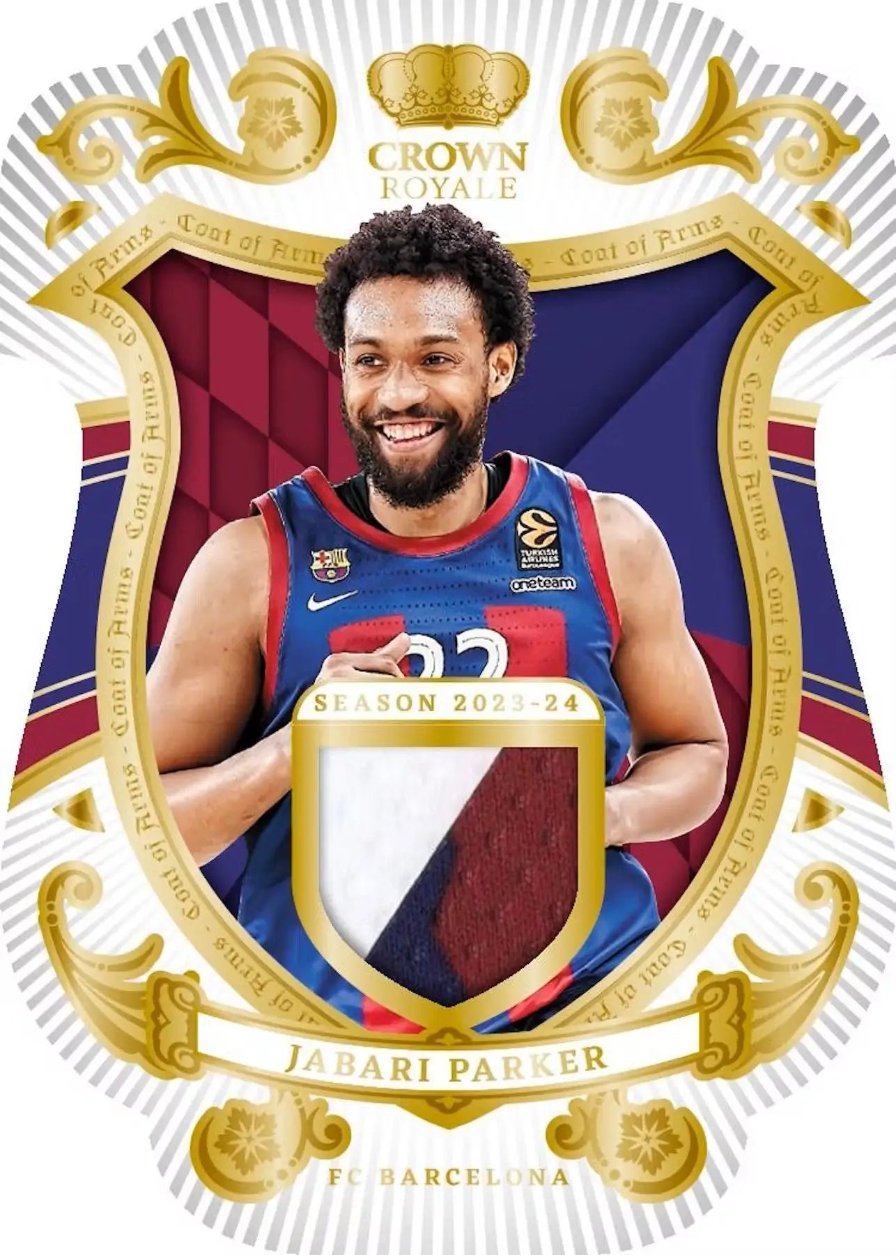 Jabari Parker basketball card from Panini Crown Royale 2023/24 EuroLeague Hobby