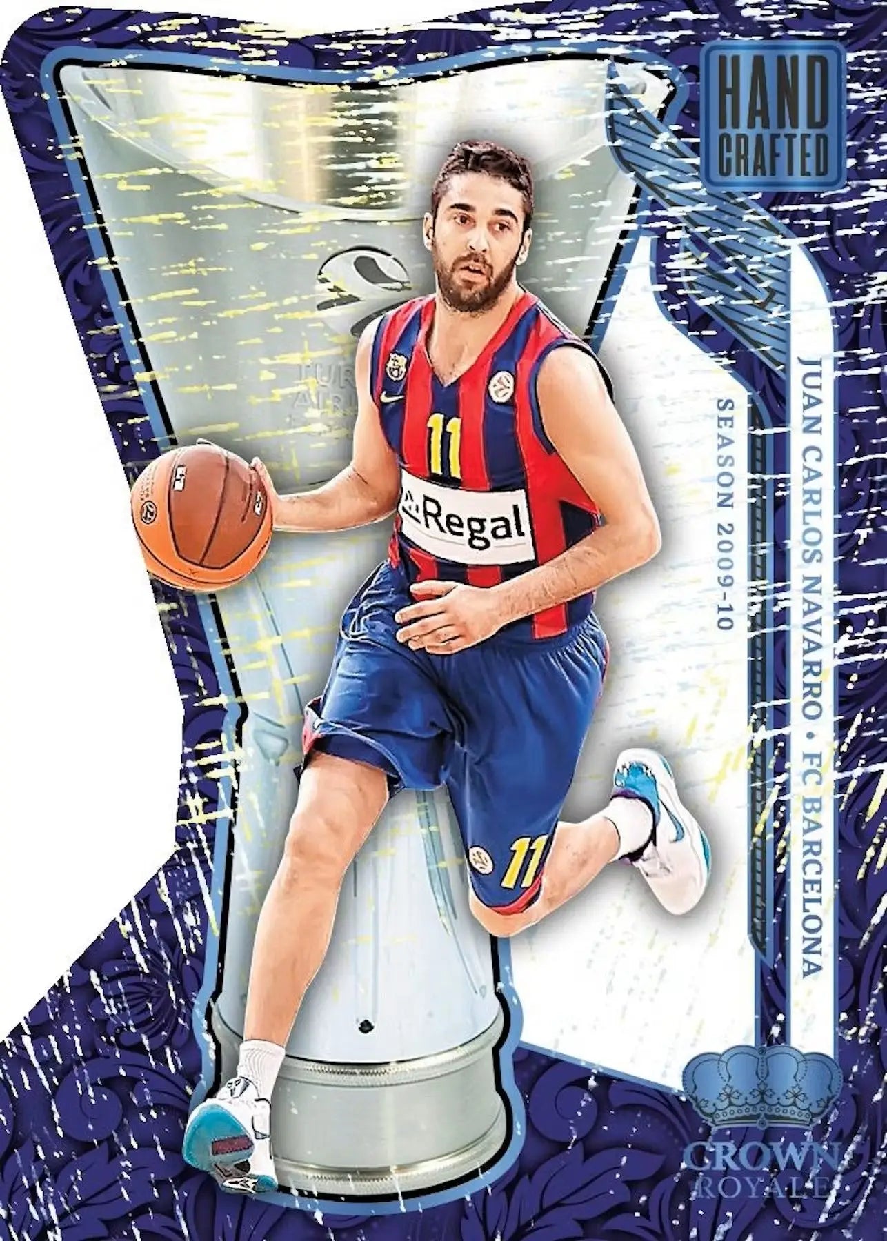 Basketball player card from 2023/24 Panini Crown Royale Turkish Airlines EuroLeague Hobby