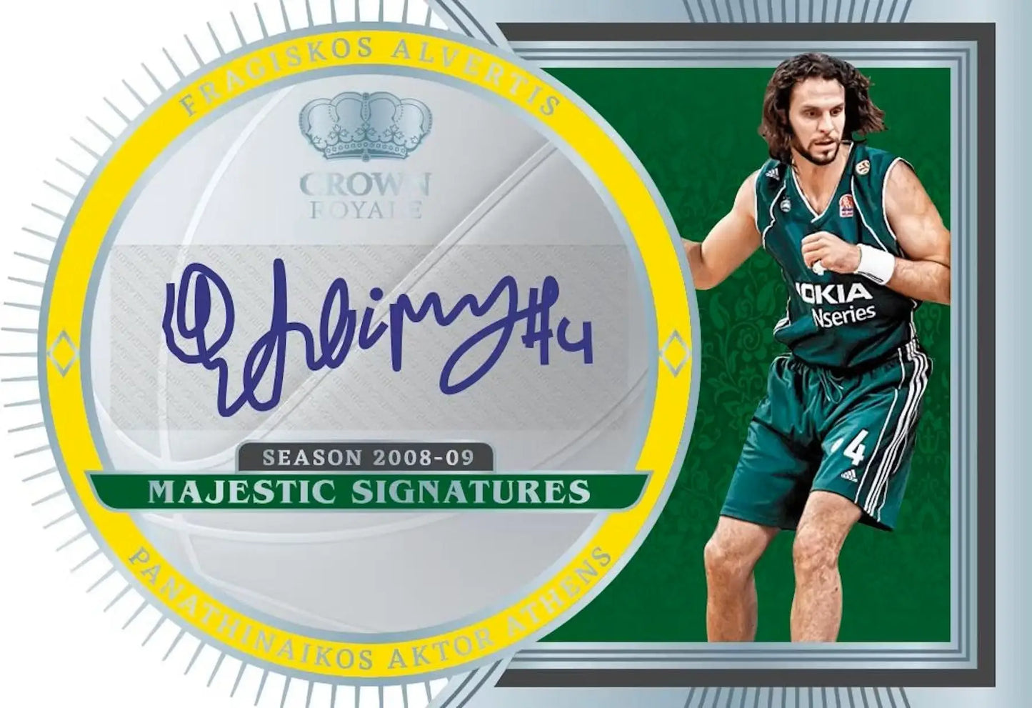 Basketball trading card from Panini Crown Royale 2023/24 EuroLeague Hobby set