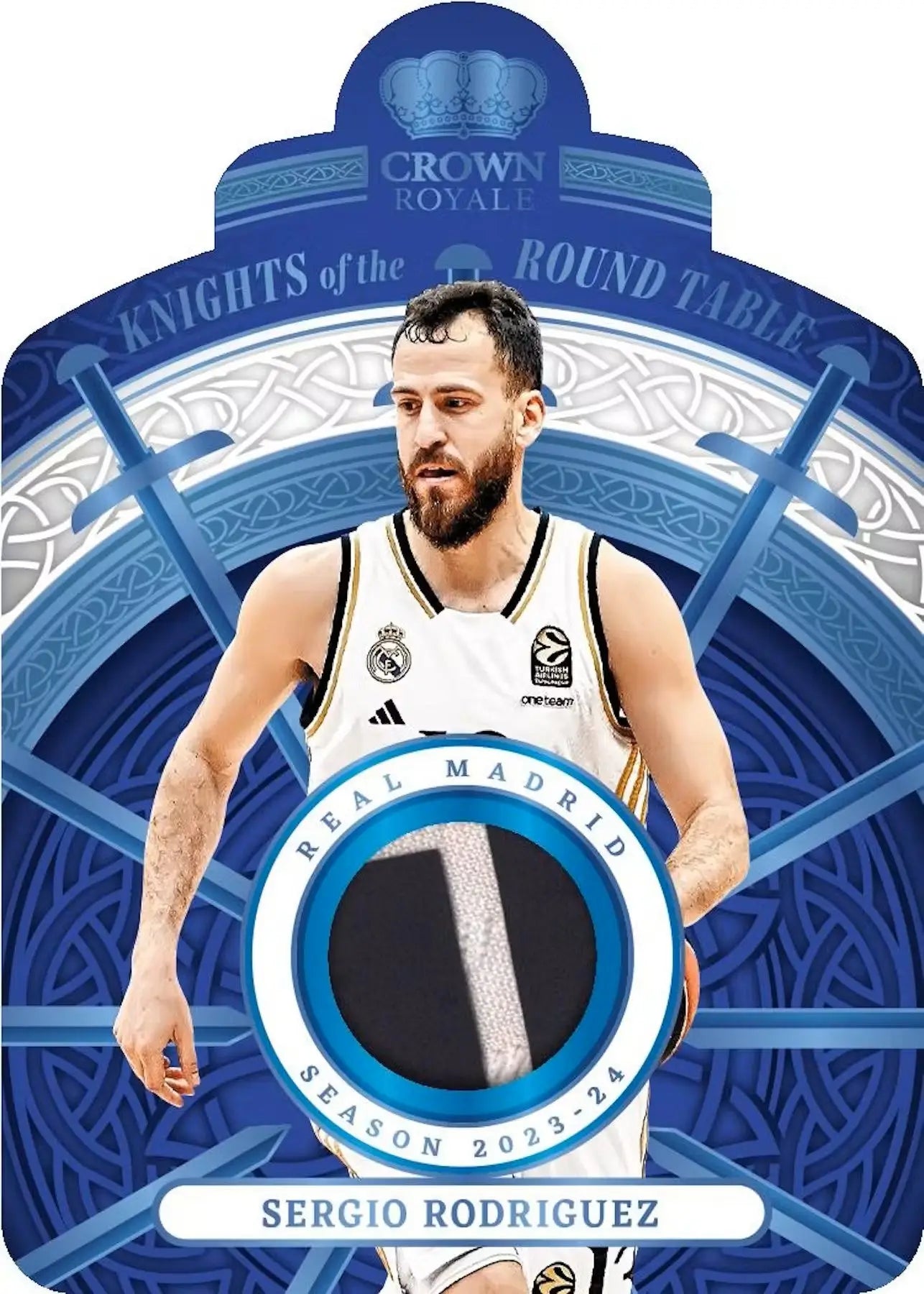 Sergio Rodriguez Panini Crown Royale basketball card from 2023/24 EuroLeague Hobby