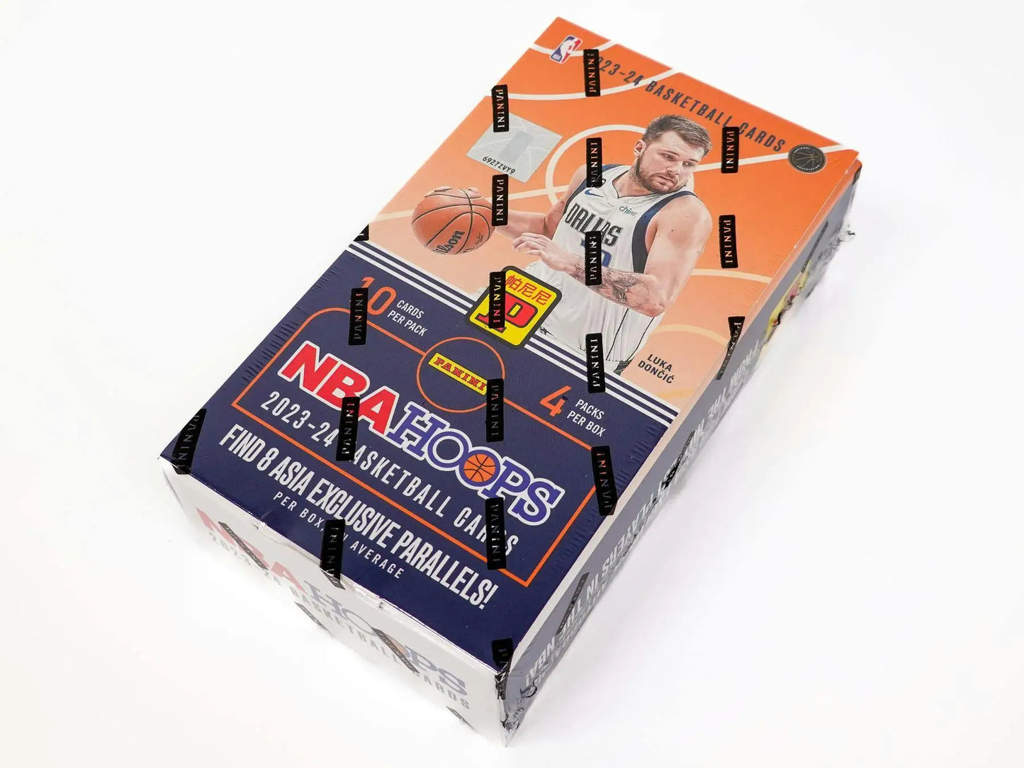 Sealed 2023-24 Panini Hoops Basketball Asia Box with hot signatures and cards