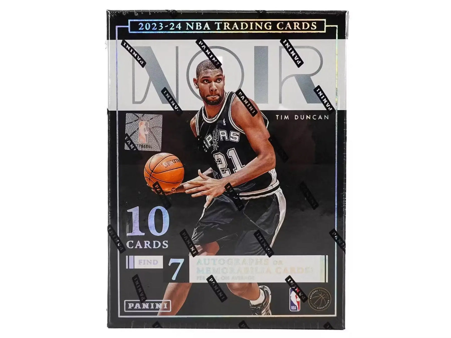 2023-24 Panini Noir Basketball Hobby Box with memorabilia cards and spotlight signatures