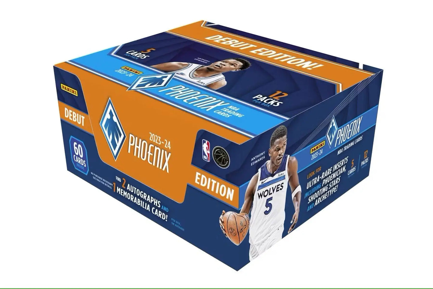 Phoenix Debut Edition basketball card box from 2023-24 Panini Phoenix Basketball Hobby