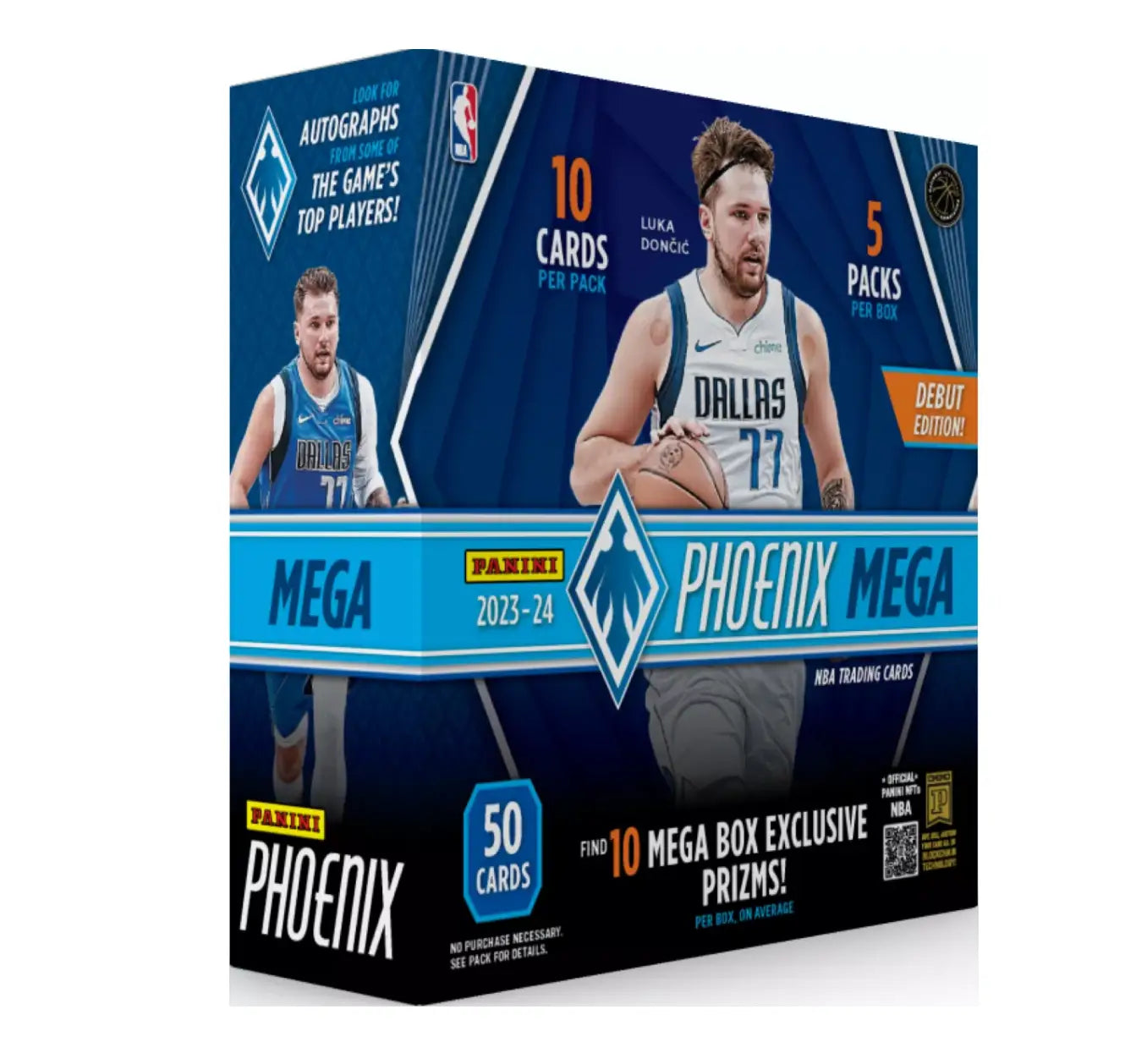 Phoenix Mega NBA trading card box from 2023-24 Panini Phoenix NBA Basketball Mega Box