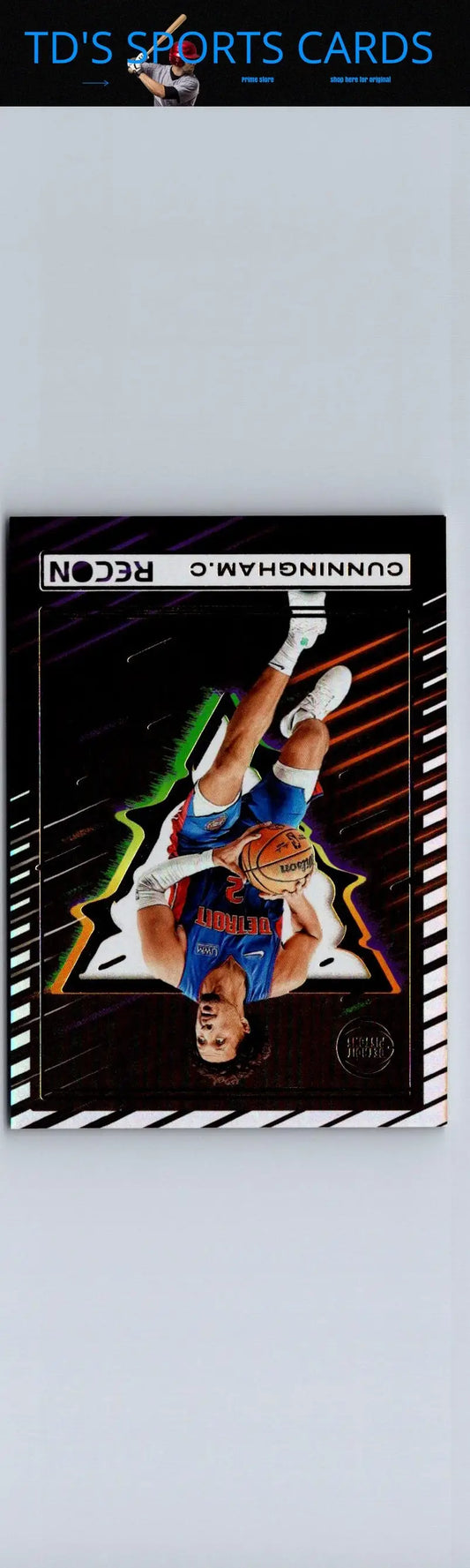 Cade Cunningham trading card from 2023-24 Panini Recon series #53 showcasing stunning design
