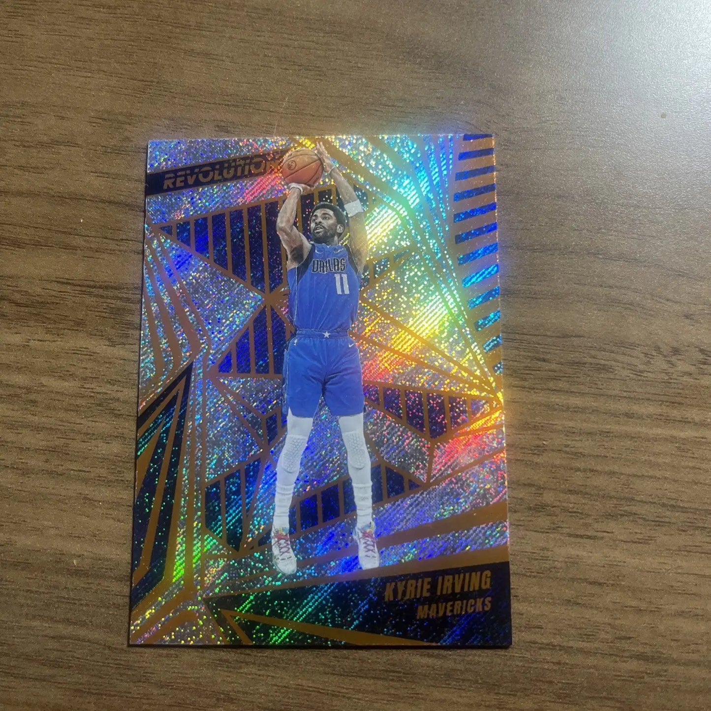 Kyrie Irving basketball card from 2023-24 Panini Revolution Basketball collection