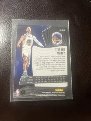 2023-24 Panini Revolution Basketball Stephen Curry card featuring Golden State Warriors