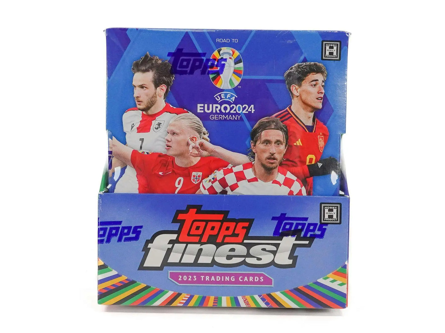 2023-24 Topps Finest Road to UEFA Euro Soccer Hobby Box with Gold Refractor Parallel