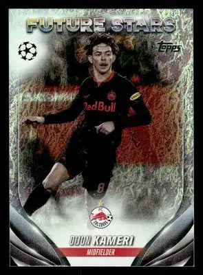 Jade Edition UEFA soccer trading card featuring Ousmane Kamara in Red Bull jersey