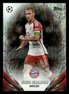 Glossy Joshua Kimmich soccer trading card from Topps Jade Edition UEFA Club Competitions