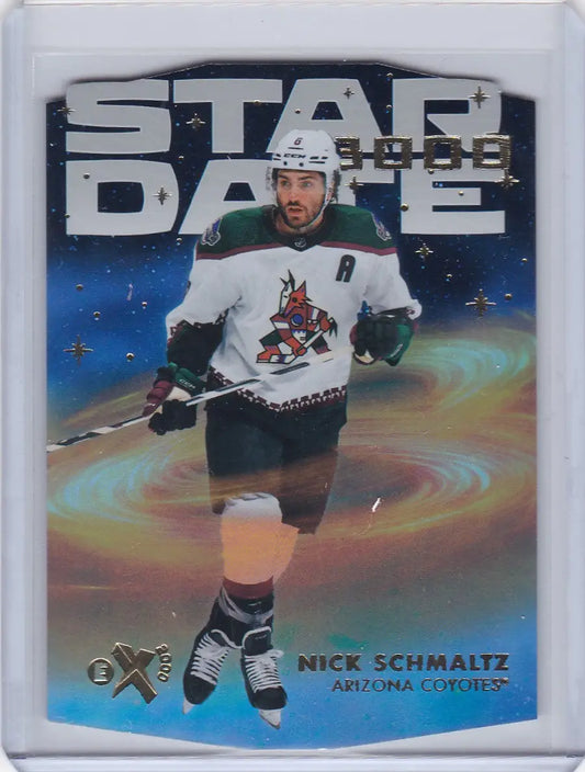 Nick Schmaltz Coyotes hockey card from Upper Deck Skybox E-X 2000 Star Date 3000