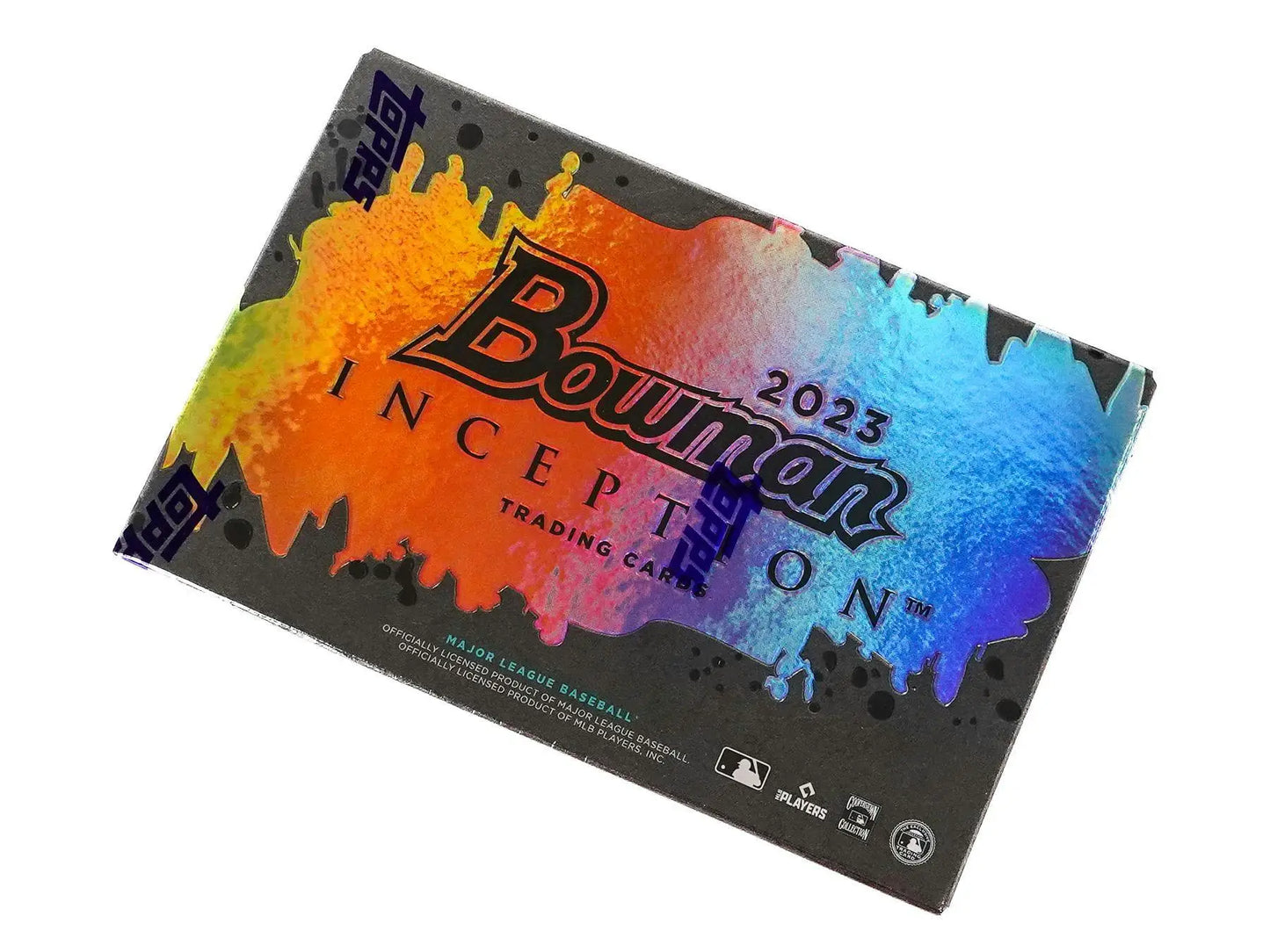 2023 Bowman Inception Baseball Hobby Box with foilfractor parallel and dual relic cards