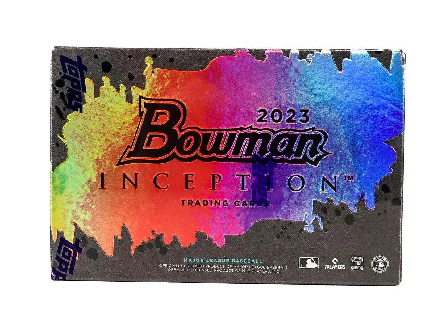2023 Bowman Inception Baseball Hobby Box with foilfractor parallel and dual relic cards