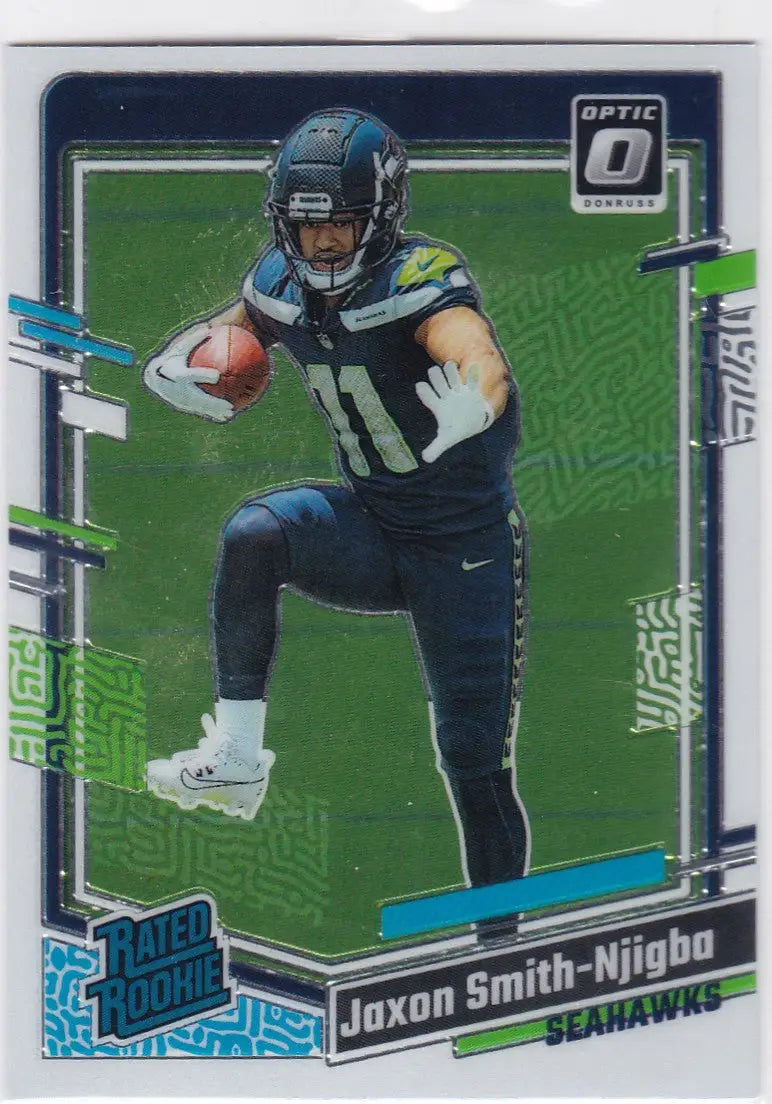 2023 Donruss Optic #293 Jaxon Smith-Njiba Rated Rookie RC Seattle Seahawks