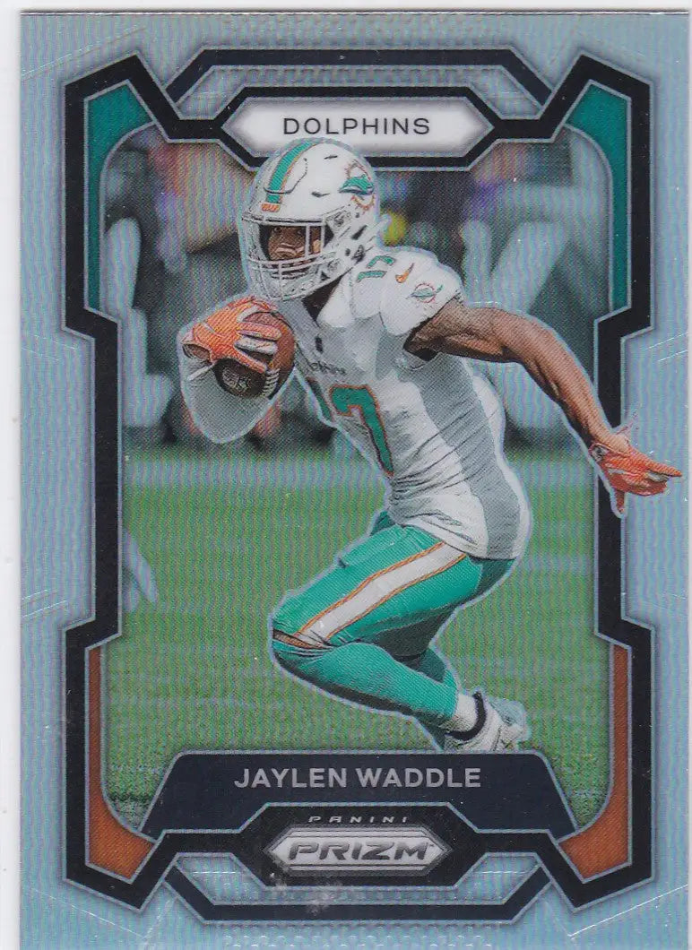 Miami Dolphins Jaylen Waddle Panin Prizm football card for sale