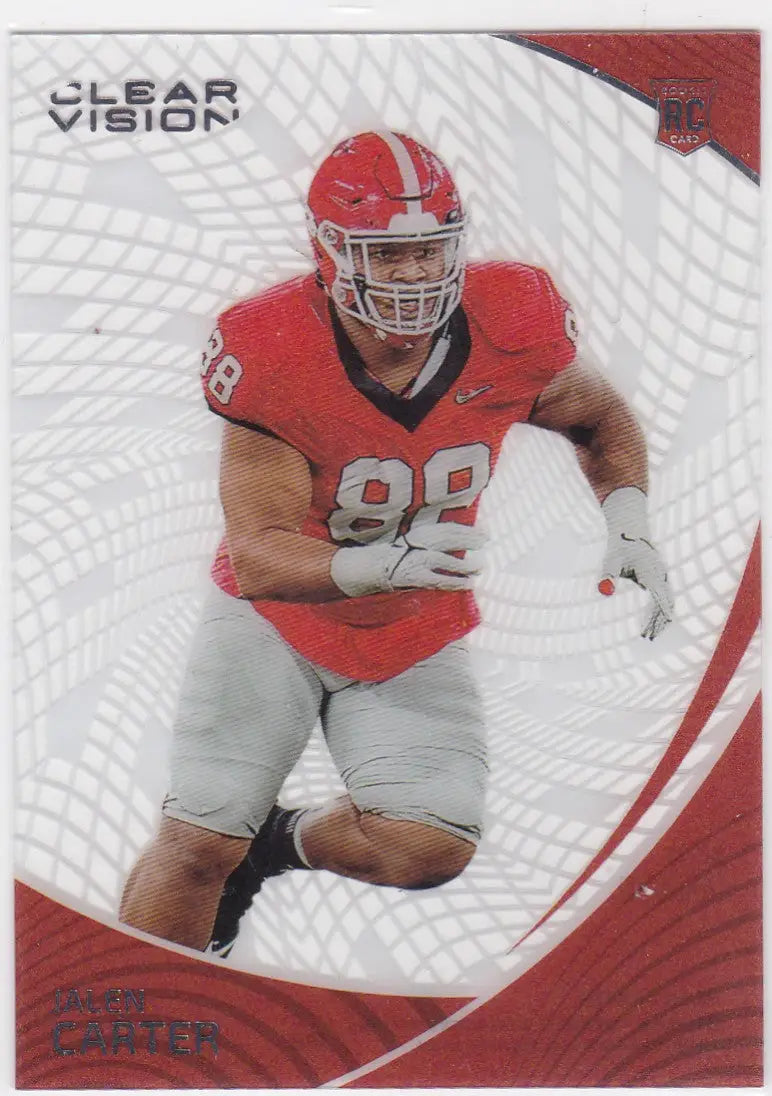 2023 Panini Clear Vision #13 Jalen Carter Georgia Bulldogs - Sports Trading Card