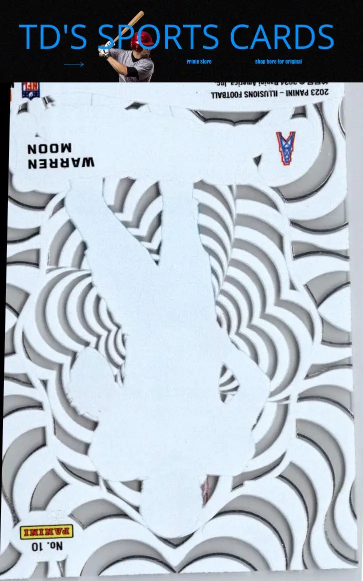 Warren Moon Funkadelic football card from 2023 Panini Illusions set