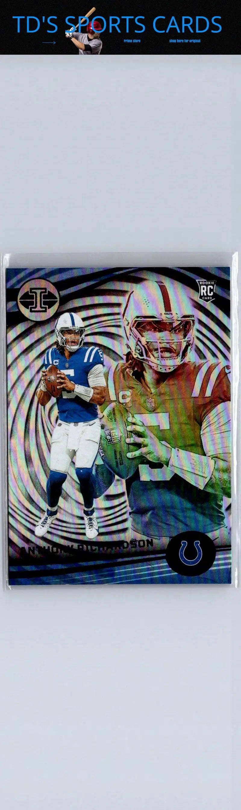 2023 Panini Illusions #46 Anthony Richardson football trading card collectible image