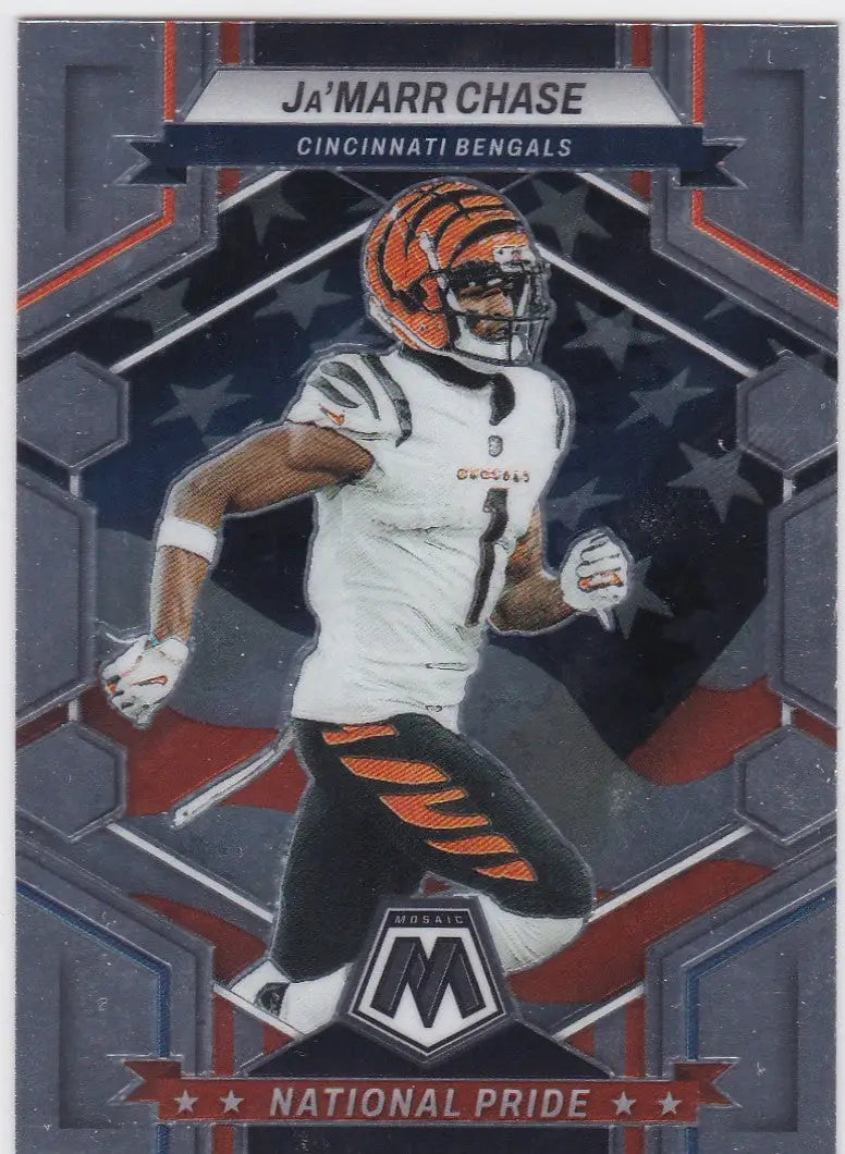 2023 Panini Mosaic National Pride #264 Ja’Marr Chase Cincinnati Bengals - Trading Cards