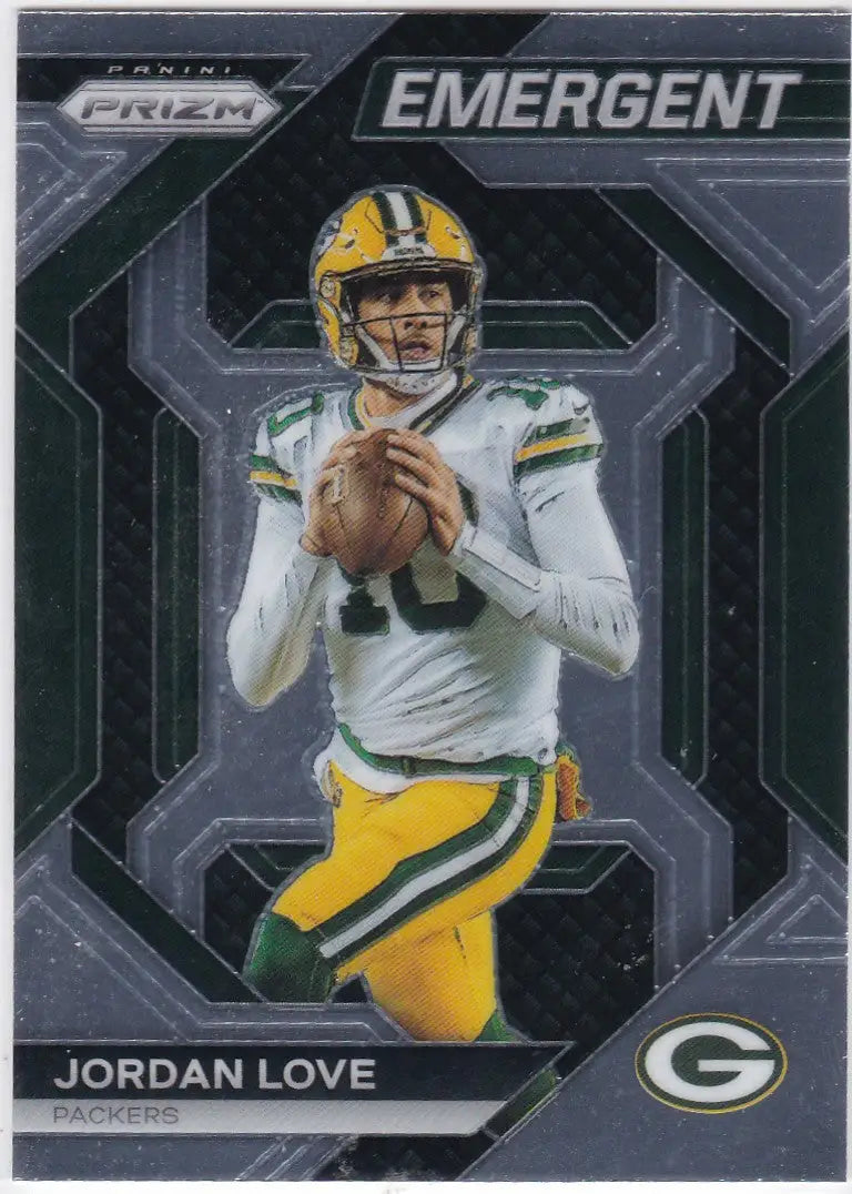 2023 Panini Prizm #H-3 Jordan Love Emergent Green Bay Packers - Trading Card
