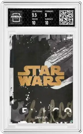 Graded Star Wars trading card from 2023 Star Wars Global Art Punk Rock Loyal to the Empire series