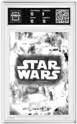 Graded Star Wars Global Art Stormtrooper card from 2023 Arena Club with 9.5 grade
